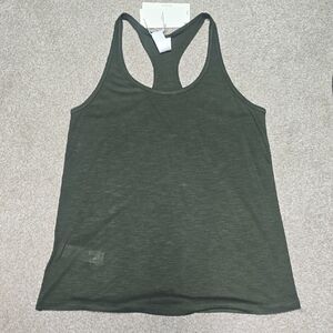 New With Tags Lorna Jane Dark Green Racerback Tank Top NWT Small Ladies Workout